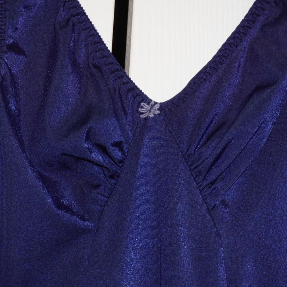 Olga Women's Blue and Navy Dress - Picture 6 of 8